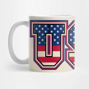 USA Letters Mug